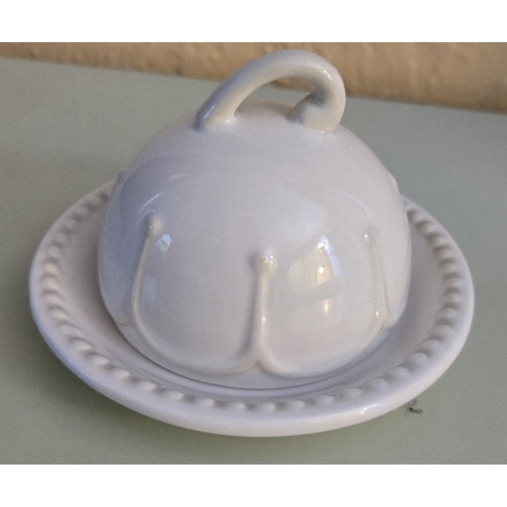 Sm. Ceramic Butter Dish Princess House Pavillion Collection  B#24